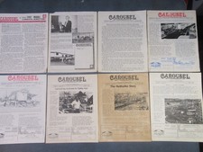 Carousel Magazine 1987 Complete 8Issue Set &ndash; FIRST MONTHLY ISSUE!-Carnival News