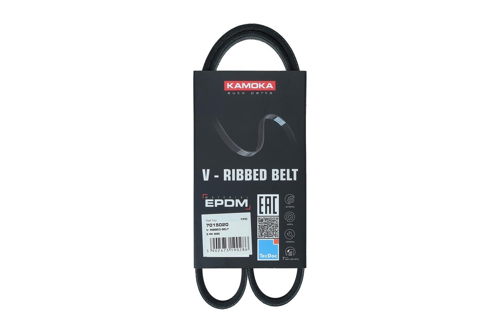 Fits KAMOKA 7015020 MULTI-GROOVE BELT 5 PK 890