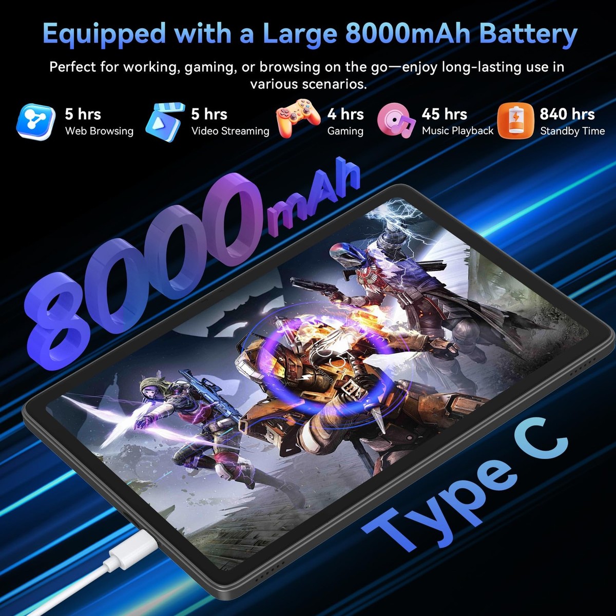 Tablet 2026 Worlds First Android 16 Tablet with Gemini AI, 11 Inch