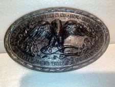 Vintage Rare Kraeuter Iron cast iron commemorative paperweight - very unique 