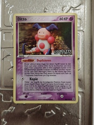 Pokemon Ditto DS 38 Reverse Holo Stamp | De | Condition NM | EX Delta Species