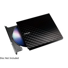 ASUS External Slim 8x DVD-RW Optical Drive Black