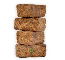African Black Soap Bar with Shea Butter, Coconut Oil, Exfoliating, Moisturizing