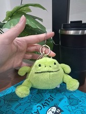Jellycat Ricky Rain Frog Bag Charm Mini Plush Keychain Cute Gift - NEW 2026