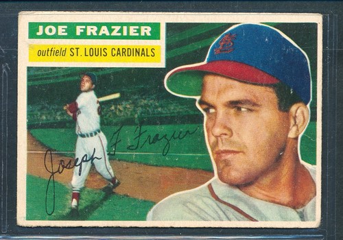 Joe Frazier [White Back] #141 1956 Topps card