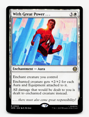 With Great Power... [Marvel's Spider-Man] MTG Magic - NM/M  