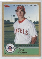 2003 Topps Traded & Rookies Gold 655/2003 Jeff Mathis #T130 0c2