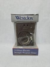 VTG Westclox 24-Hour Multiple Program Timer No 52017 New Old Stock In Package 