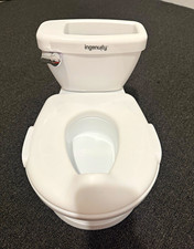 Ingenuity White Potty Training Seat with Tank, Removable Potty Seat