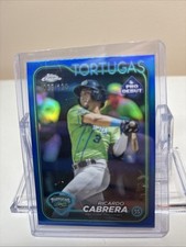 2024 Topps Pro Debut Blue Chrome Refractor, Ricardo Cabrera-PDC-84 35/150
