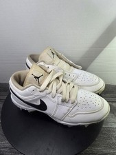 Jordan 1 Retro Baseball Cleats Youth Size 5Y White HF6885-100