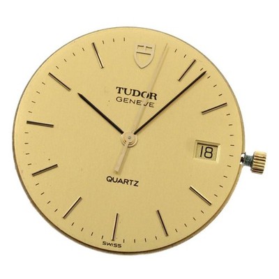 TUDOR Original Uhrwerk Geneve cal.955112 Quarz Herrenuhr Teile goldfarben