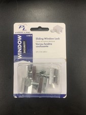 H-3 4 Pack Aluminum Sliding Window Security Locks with Thumbscrew - Easy Install
