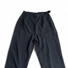 VINTAGE Women  s Black Wide Leg Trousers High Waist