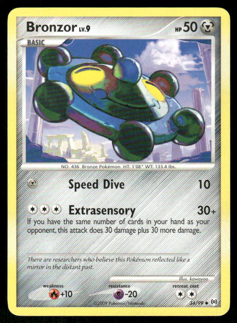 Pokemon Bronzor Arceus 34/99 UC NM/M