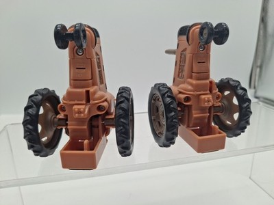 Rare 2x Disney Pixar Cars Chewall Tractor Plastic Toy, Tip and