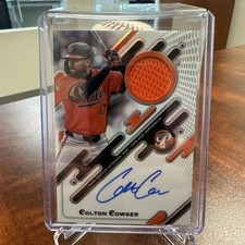 2025 Topps Pristine - Pristine Pieces Autograph Relics Colton Cowser (AU, MEM)