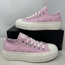 Converse Chuck Taylor All Star Lift Platform Low Pink Beads Women's 5.5 B Grade