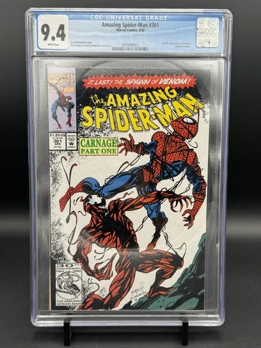 The Amazing Spider-Man #361 CGC 9.4 1st Carnage Marvel Comics