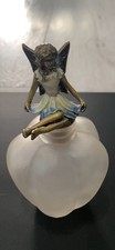 Vintage Enamel Fairy Perfume Jar Collectable 