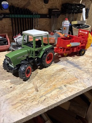 Bruder Set Fendt Farmer 309LS mit Grimme Kartoffelroder 1:16