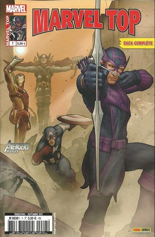 MARVEL TOP N° 7 Hawkeye: Avengers Solo V2 Panini 2012 Comme Neuf - Photo 1/1