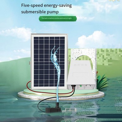 9V 6W 10W 5-Gang Solar Springbrunnen Wasserpumpe für künstlichen Steingarten T