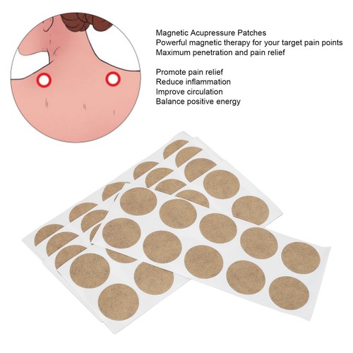 50pcs Magnetic Acupressure Patches Relieve Pain Pressure Acupoint Magnetic St UK - Picture 18 of 24