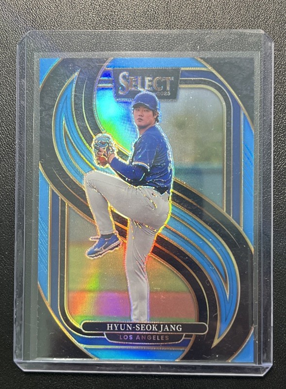 Hyun-Seok Jang 67/199 - 2025 Select Premier Level Blue Prizm Dodgers Color Match