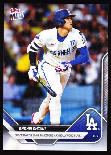 Shohei Ohtani Dodgers 250th Home Run w/ Hollywood Flair 2025 Topps NOW #298 Base