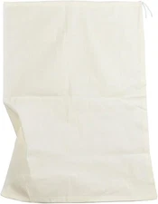 Reusable Cotton Muslin Straining Bag Fine Mesh Food 13.78" x 9.84", White 