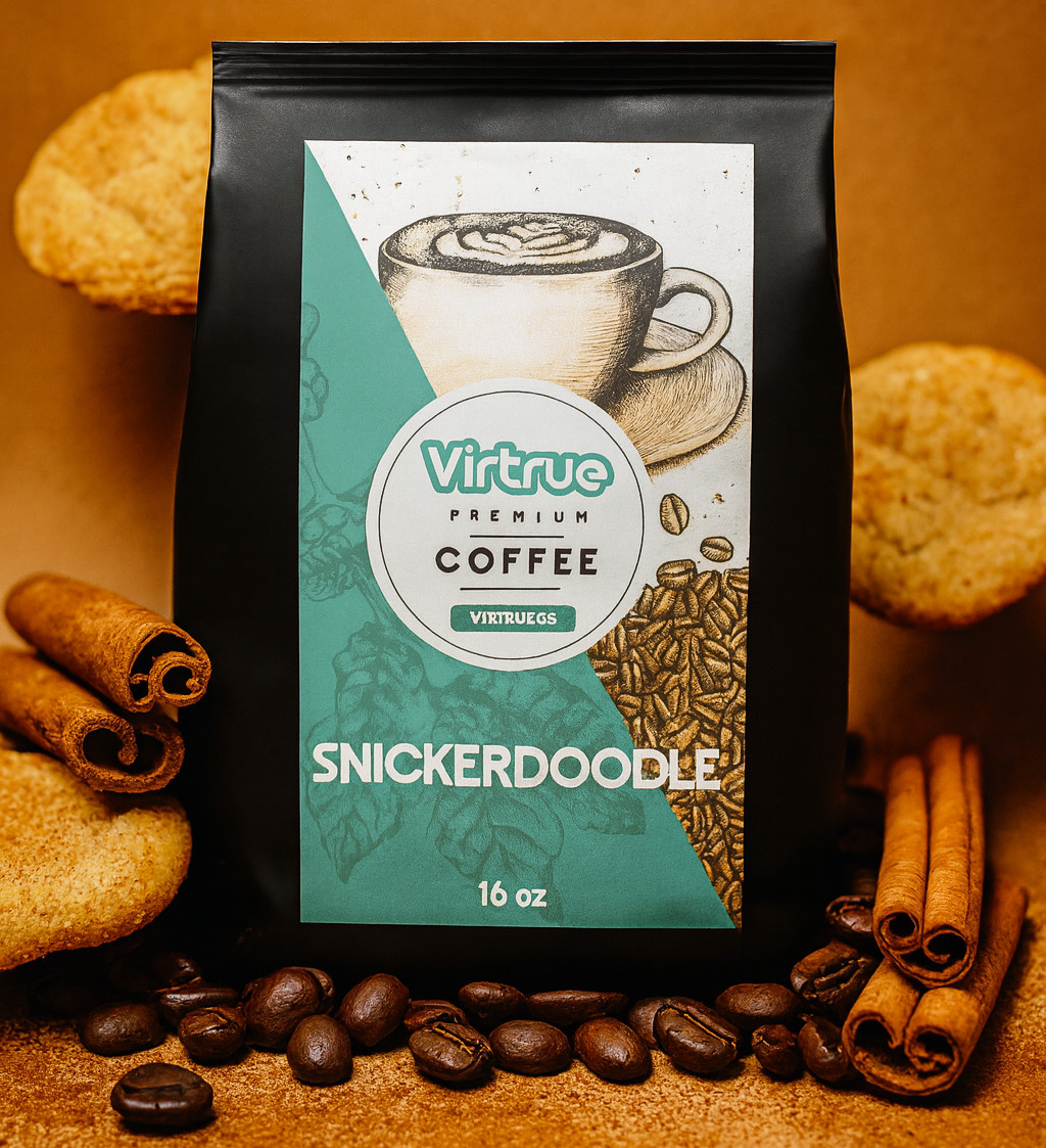 Snickerdoodle Flavored Coffee 16oz &ndash; Ground or Whole Bean &ndash; 5 Stars &ndash; Fast Ship