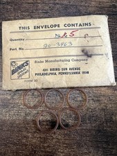 Lot Of 5 Vintage Binks 20-3963 Sealing Rings Nos Spray Equipment Parts
