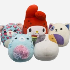 LOT OF 5 Squishmallows Sanrio Hello Kitty Melody Plush And Pets 5-8  