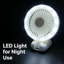 LED Rechargeable Handheld Fan Portable Folding Desk Fan Cooler Mini USB Fan