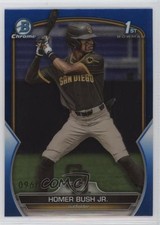 2023 Bowman Draft Chrome Blue Refractor 96/150 Homer Bush Jr #BDC-124 1u6