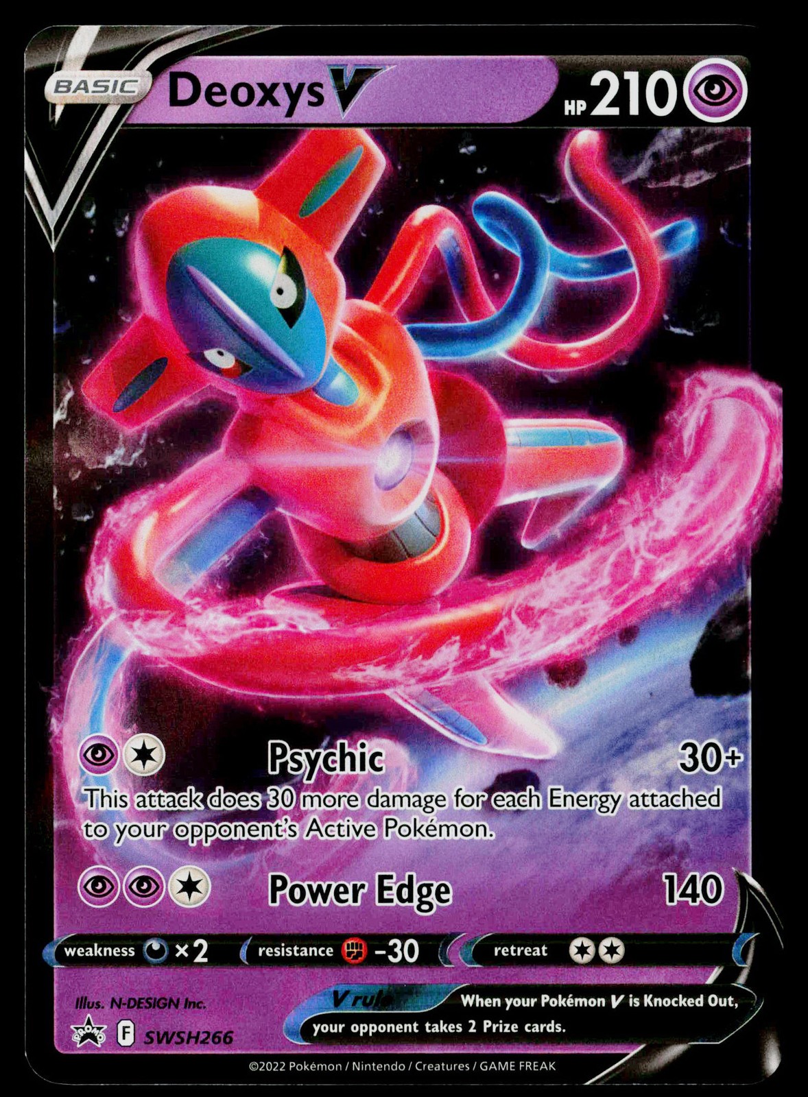 Deoxys V Holofoil EN [SWSD - SWSH266] NM