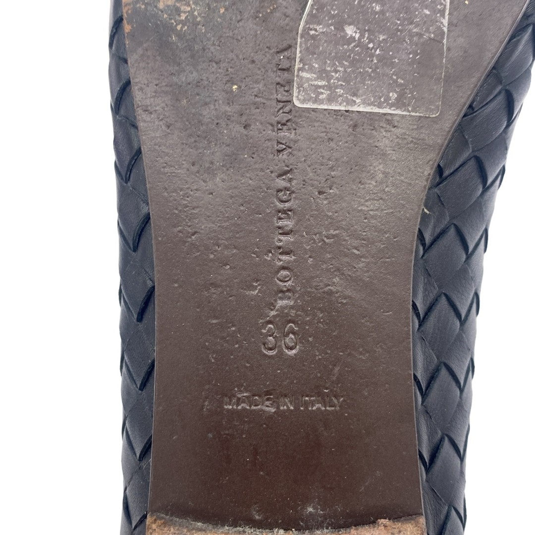 BOTTEGA VENETA Intrecciato Flat Pumps Black 36 Used MESC-0 thumbnail 6