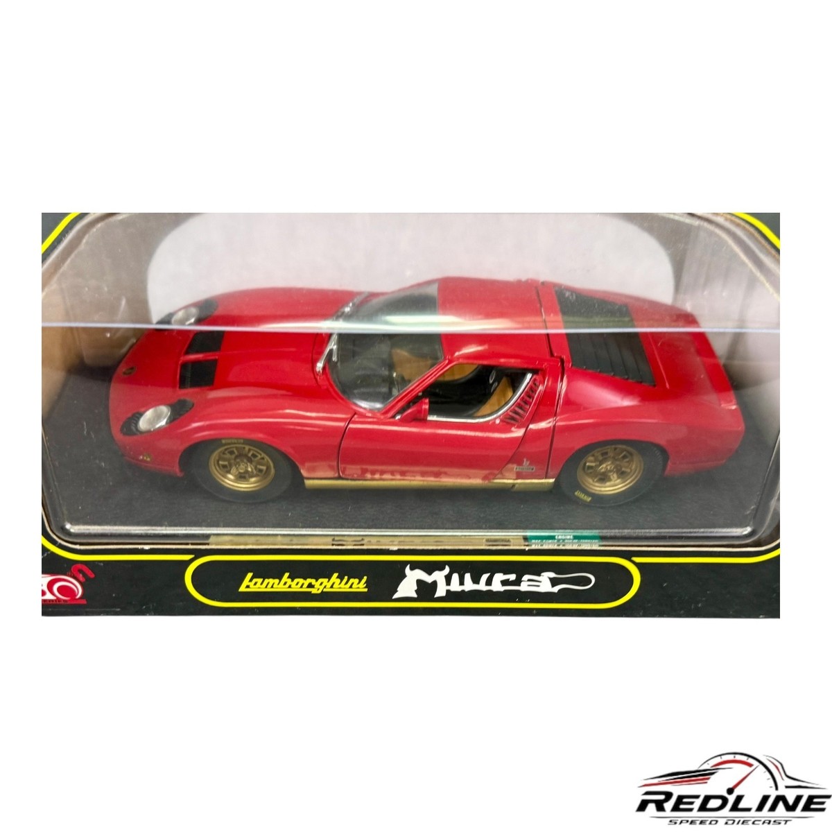 🇮🇹🇮🇹🇮🇹Anson 1972 Lamborghini Miura P400 SV Red 1:18 Diecast