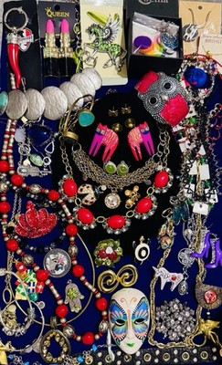 Vintage High End Costume Jewelry Stella & Dot Laura Bursch Monet Liz C Chicos LB