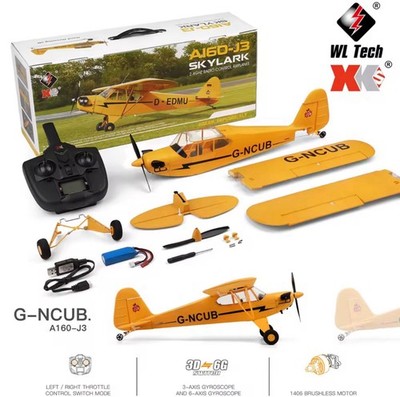 A160 J3 Skylark RC Airplane 2.4GHz 3D 6G Brushless EPP Plane