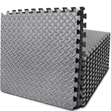 Puzzle Exercise Mat with 24 Tiles Interlocking Foam Mats, EVA Foam Floor Tile...