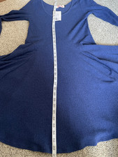 New Blue Willa Sweater Dress, Size Large