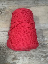 Wool Cone Yarn Light Worsted/ DK 404g Hot Pink