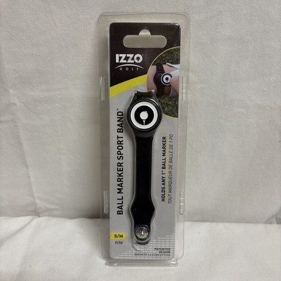 Izzo Golf Ball Marker Sport Band (Black)