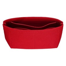 Purse Organizer Insert, Mini Felt Handbag Organizer, Red