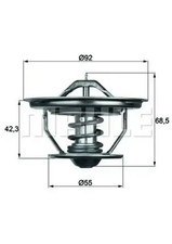 Thermostat TX 35 79 MAHLE für NEOPLAN SCANIA FORD AUDI MERCEDES-BENZ MAZDA VW