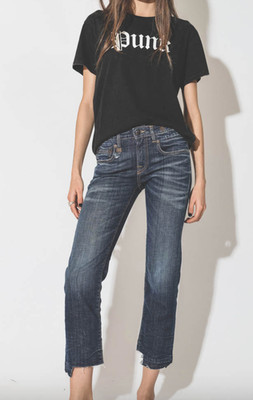 Designer R13 Size 26 Boy Straight Howell Indigo Wash Women's Jeans