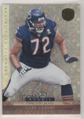 2011 Panini Gold Standard Platinum 4/25 Gabe Carimi #184 Rookie RC 0e3
