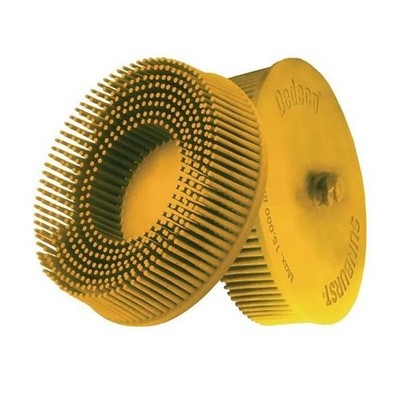 Tyrolit Radialbürstenscheibe Sunburst D.76mm K.80 A80 CRS B.76 gelb